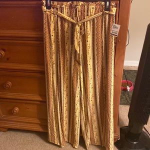 Derek heart palazzo pants size small